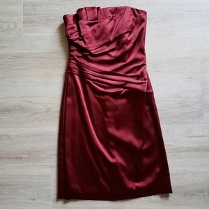 Red cocktail dress - size 2